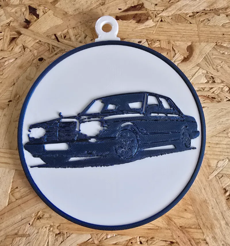Mercedes Christmas Ornament