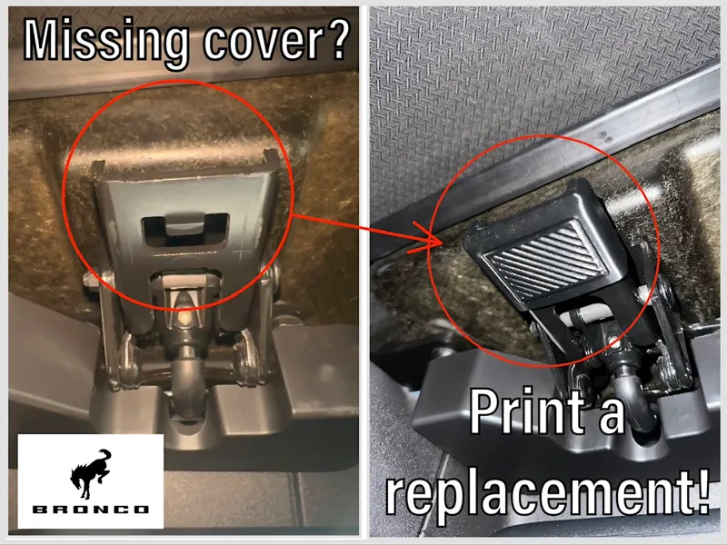 Ford Bronco Latch Covers for Soft Top