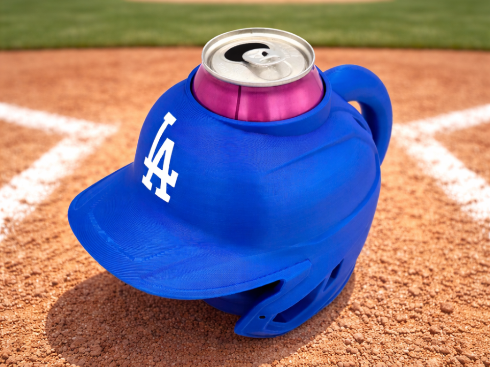LA Edition - Mini Baseball Helmet Can Holder