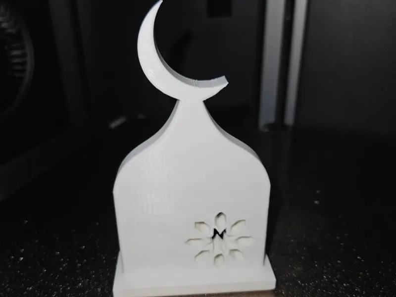 Ramadan Stand Decor  - Crescent Dome