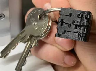 Minecraft Wither Skull Keychain(27 MINUTES/7 GRAM)