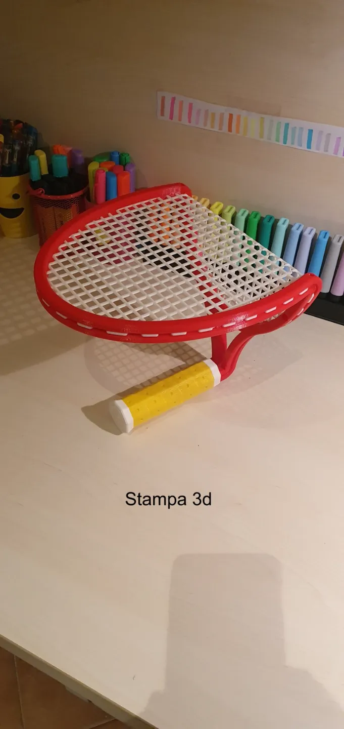 Mensola _ Appendiabiti a forma di racchetta da tennis