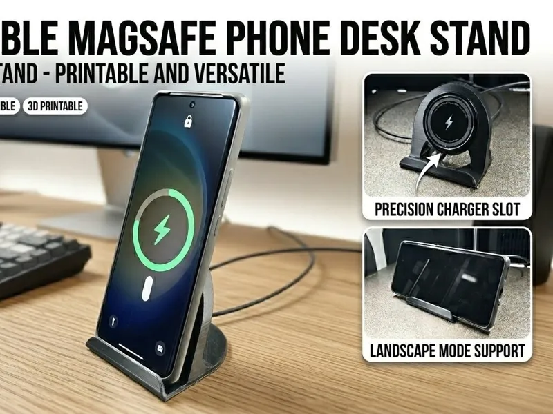 MagSafe Phone Desk Stand: 3D Printable