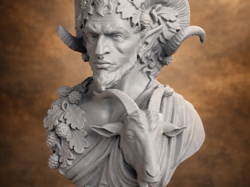 Pan – Busto del Dio della Natura Primordiale