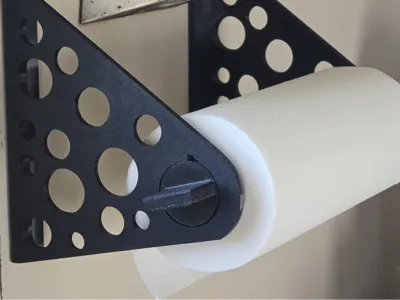 Kitchen Paper Towel Holder - no drilling