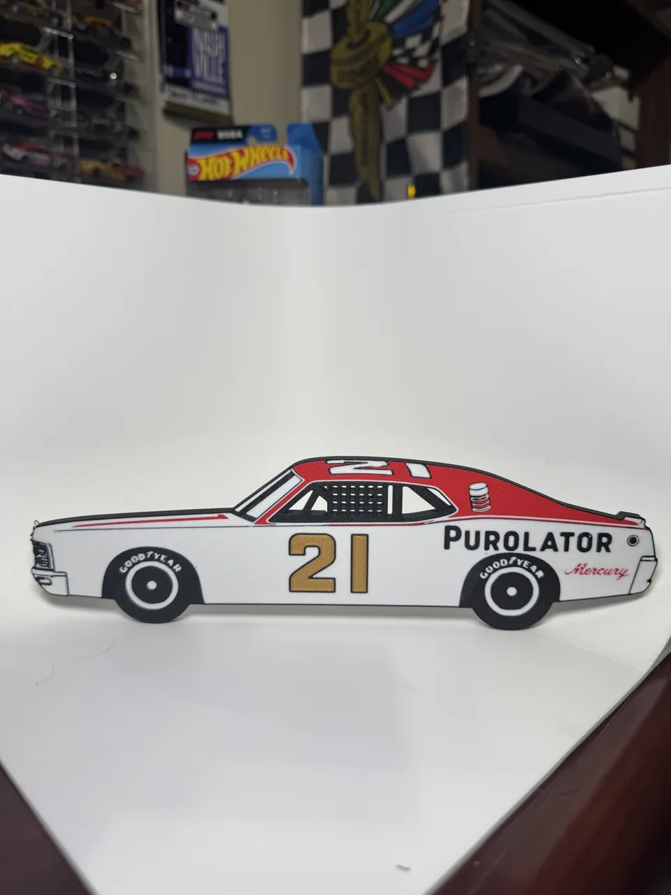 Wood Brothers Purolator #21 NASCAR Sign (4 Colors) view 2