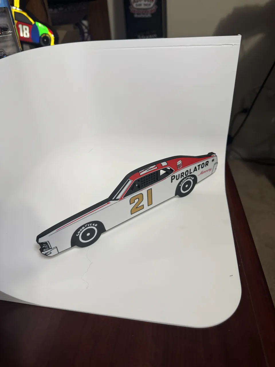 Wood Brothers Purolator #21 NASCAR Sign (4 Colors) view 3