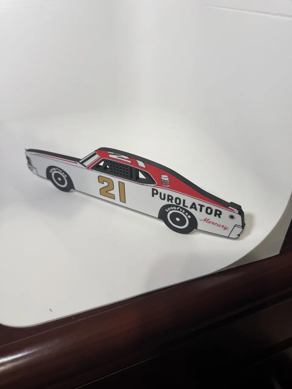 Wood Brothers Purolator #21 NASCAR Sign (4 Colors) view 4