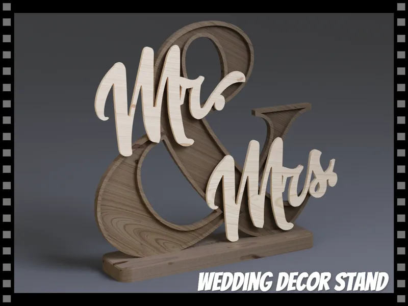 Mr and Mrs Stand - Wedding and Anniversary decor