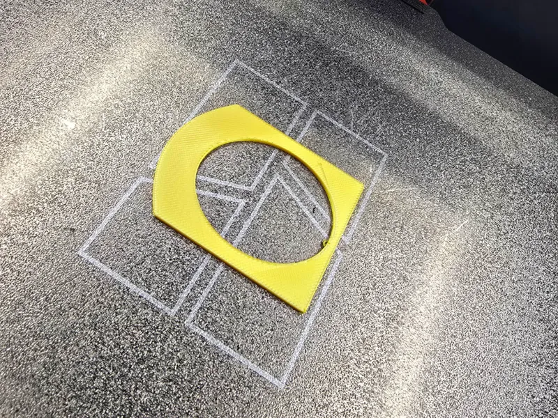50 x 40 Gem Stencil