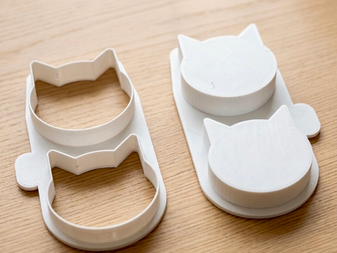 Customizable Parametric Cat Head Cookie Cutter