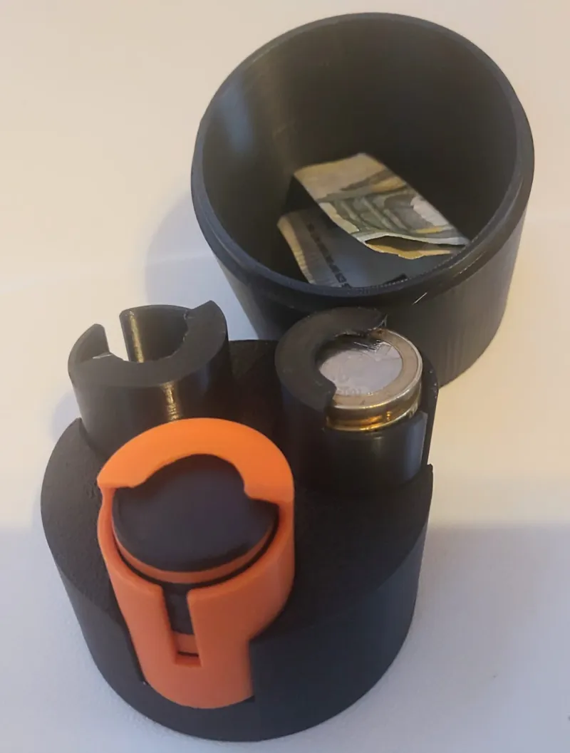 Coindispenser with car adapter