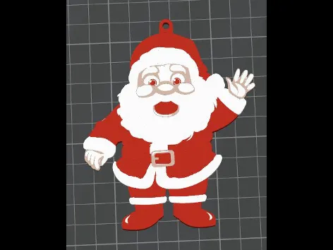 Santa Ornament