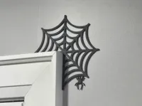 Toile d'araignée décorative pour porte — photo 1