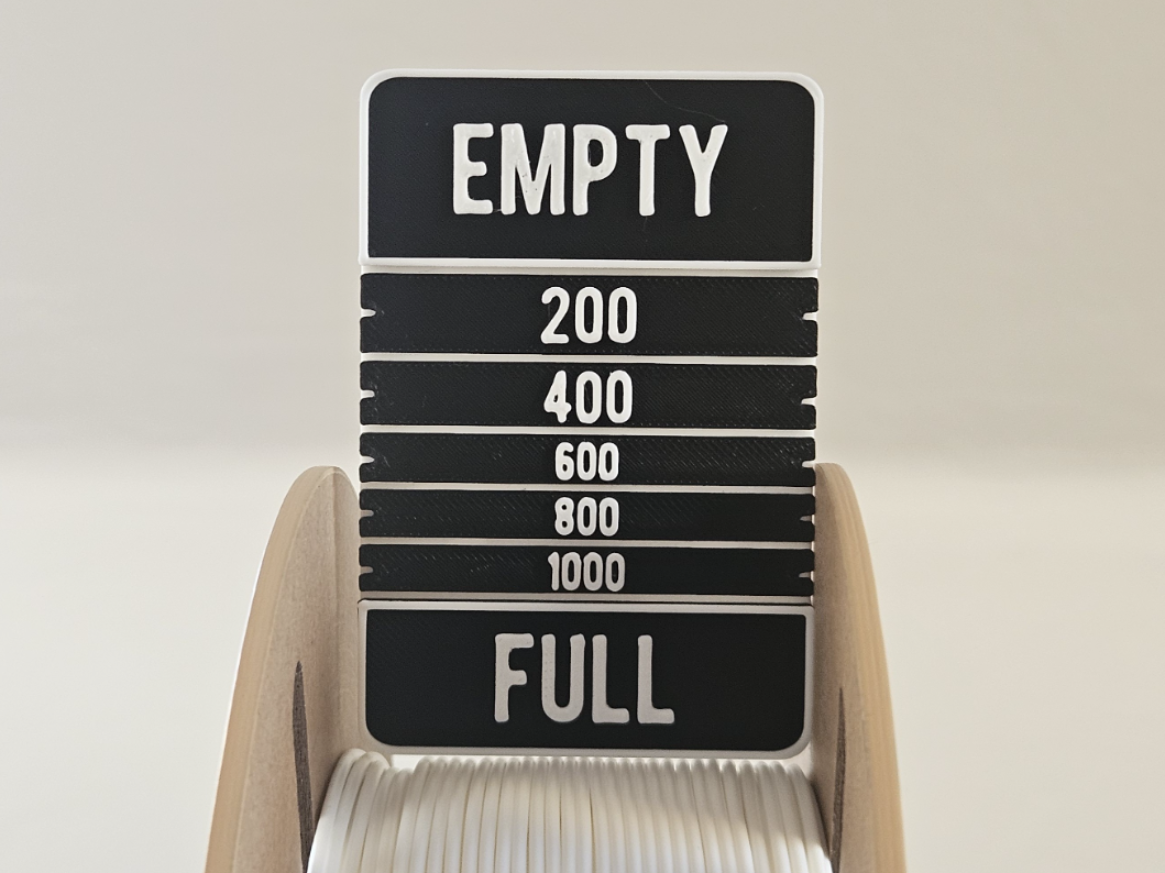 Filament spool gauge