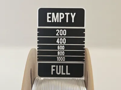 Filament spool gauge