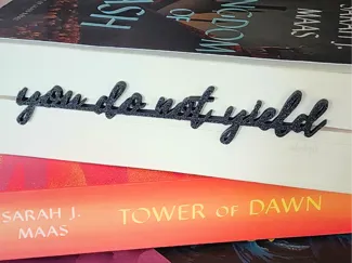 "You Do Not Yield" Bookmark
