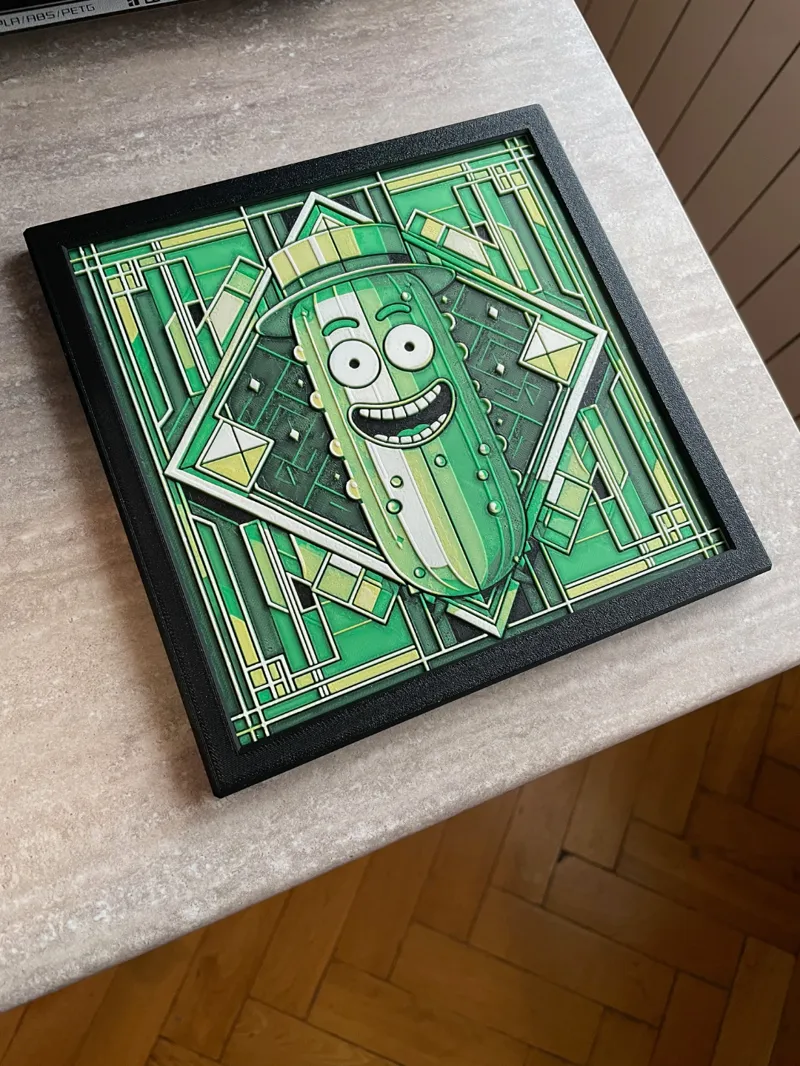 Frame for HueForge 180x180 prints