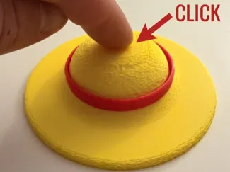 Luffy´s hat clicker- One piece