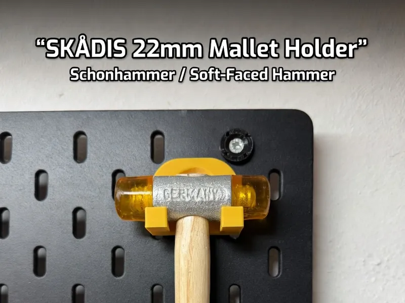 SKADIS 22mm Soft Mallet Holder