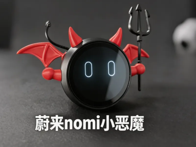 蔚来NOMI帽子小恶魔翅膀
