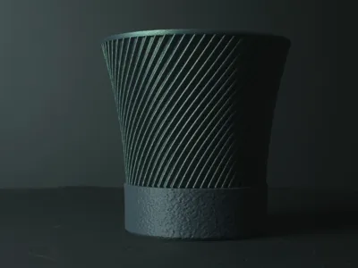 Avela Twist Planter – Modern Spiral Plant Pot