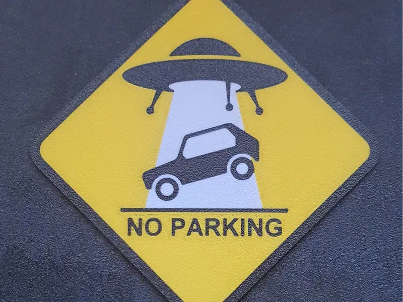 No parking - sign