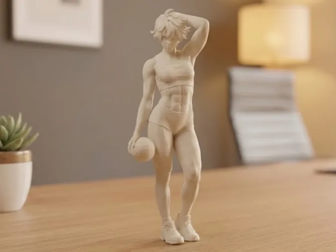 Female Volleyball Model