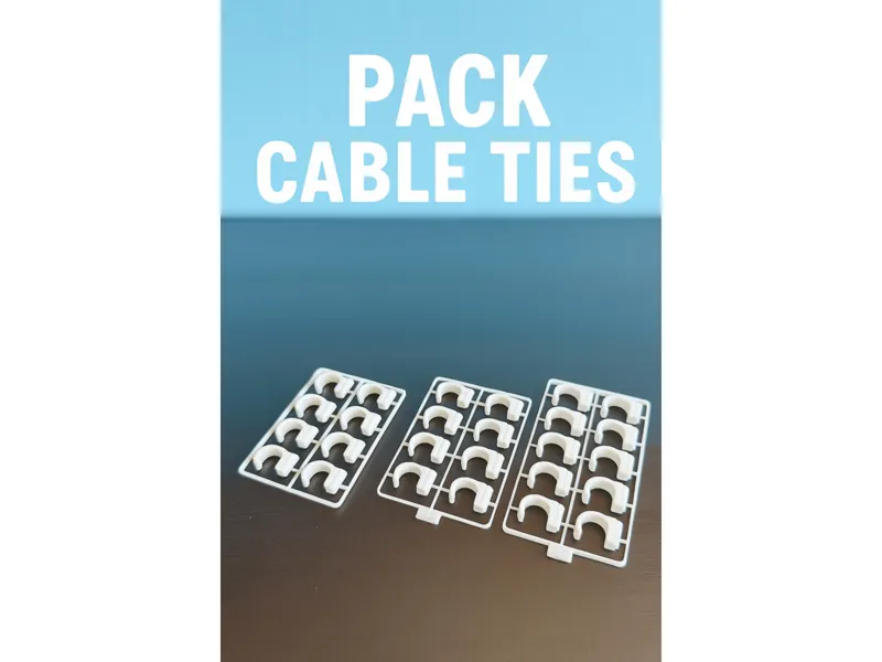 Sujeta cables Pack 10 und 8 mm / 10 mm / 12 mm