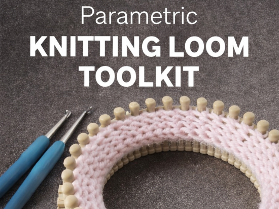 Parametric Knitting Loom Toolkit