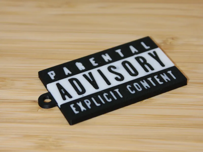 Keychain parent advisory explicit content