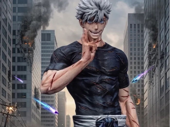 Satoru Gojo performing his Domain Expansion 