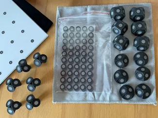 3D Scan Marker with magnet Target