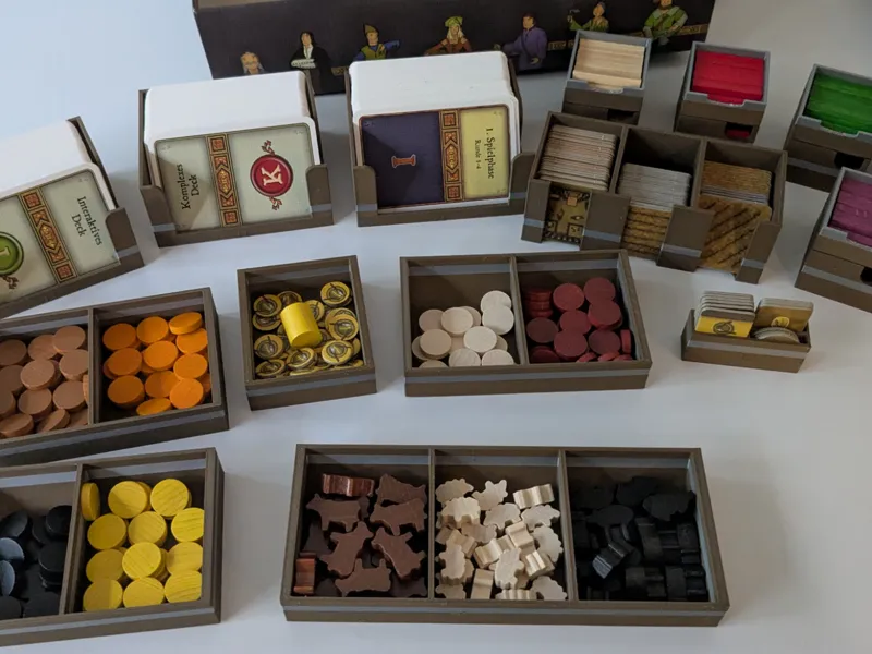 Agricola Insert / Organizer for 5 Players version