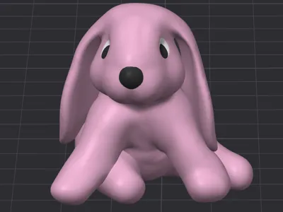 Pink Bunny Keyholder