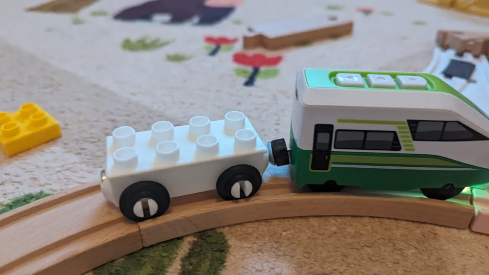 Brio / Playtive / Ikea + Lego Duplo compatible wagon by Phenix MakerWorld