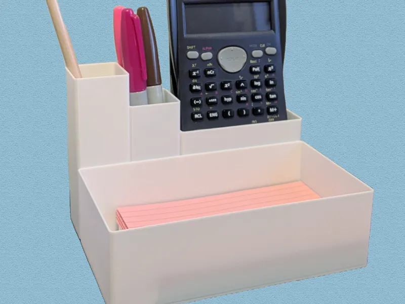Flashcard - Calculator Desk Organiser