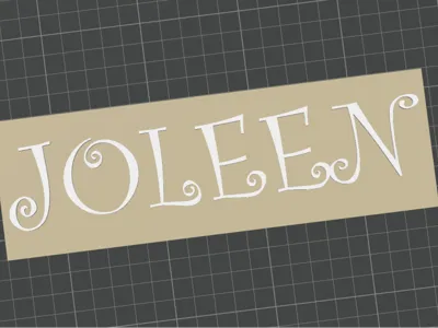 Door Sign Joleen
