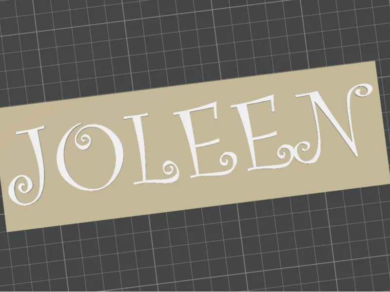 Türschild Joleen
