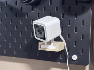 Skadis Wyze camera mount