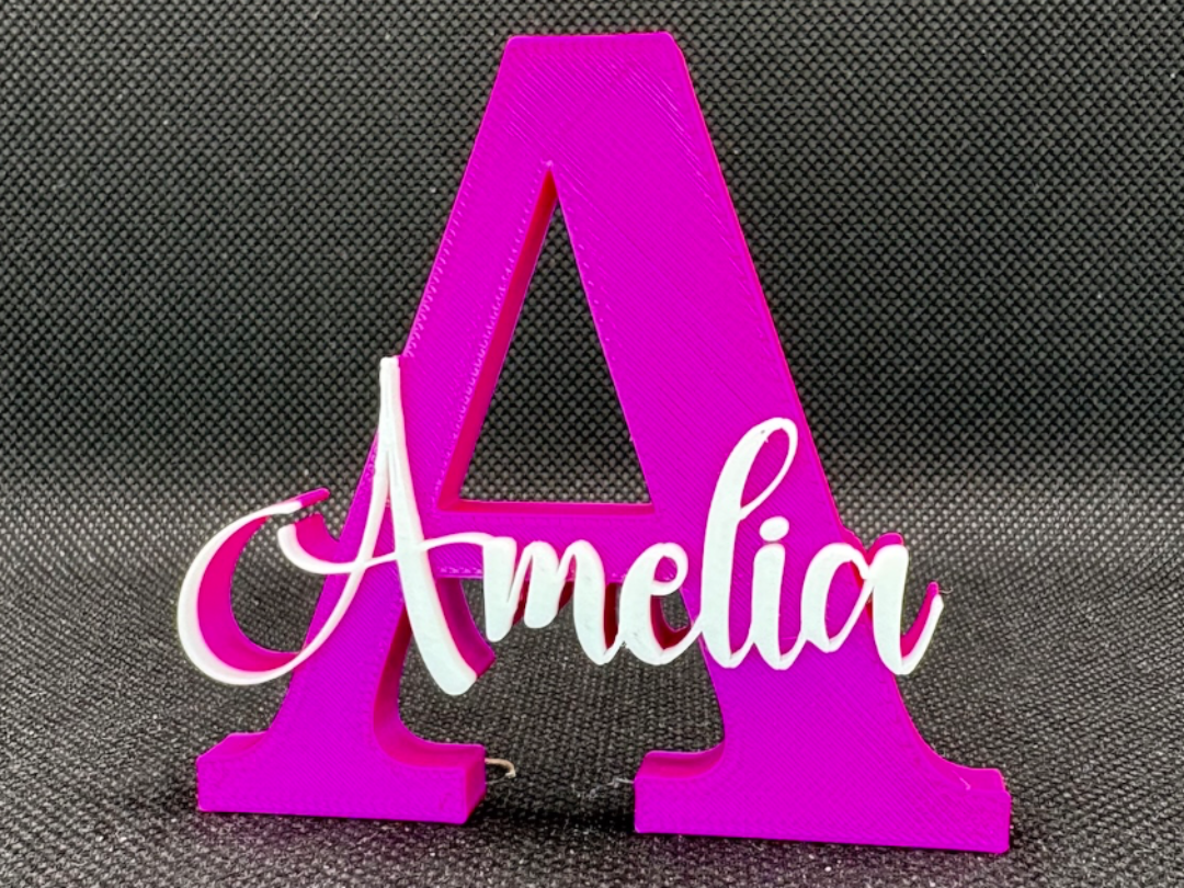 AMELIA name ornament sign nametag