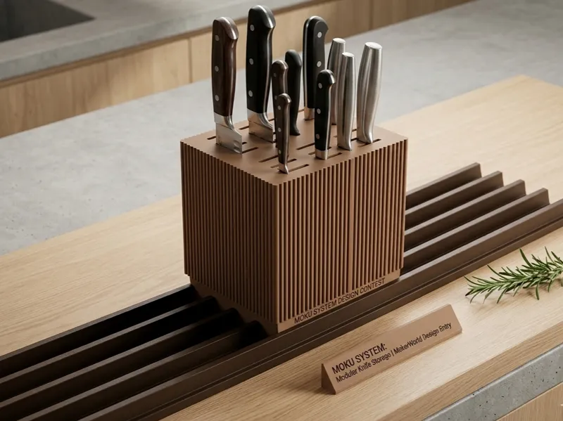 MOKU RIDGE: Modular Knife case for Rail System