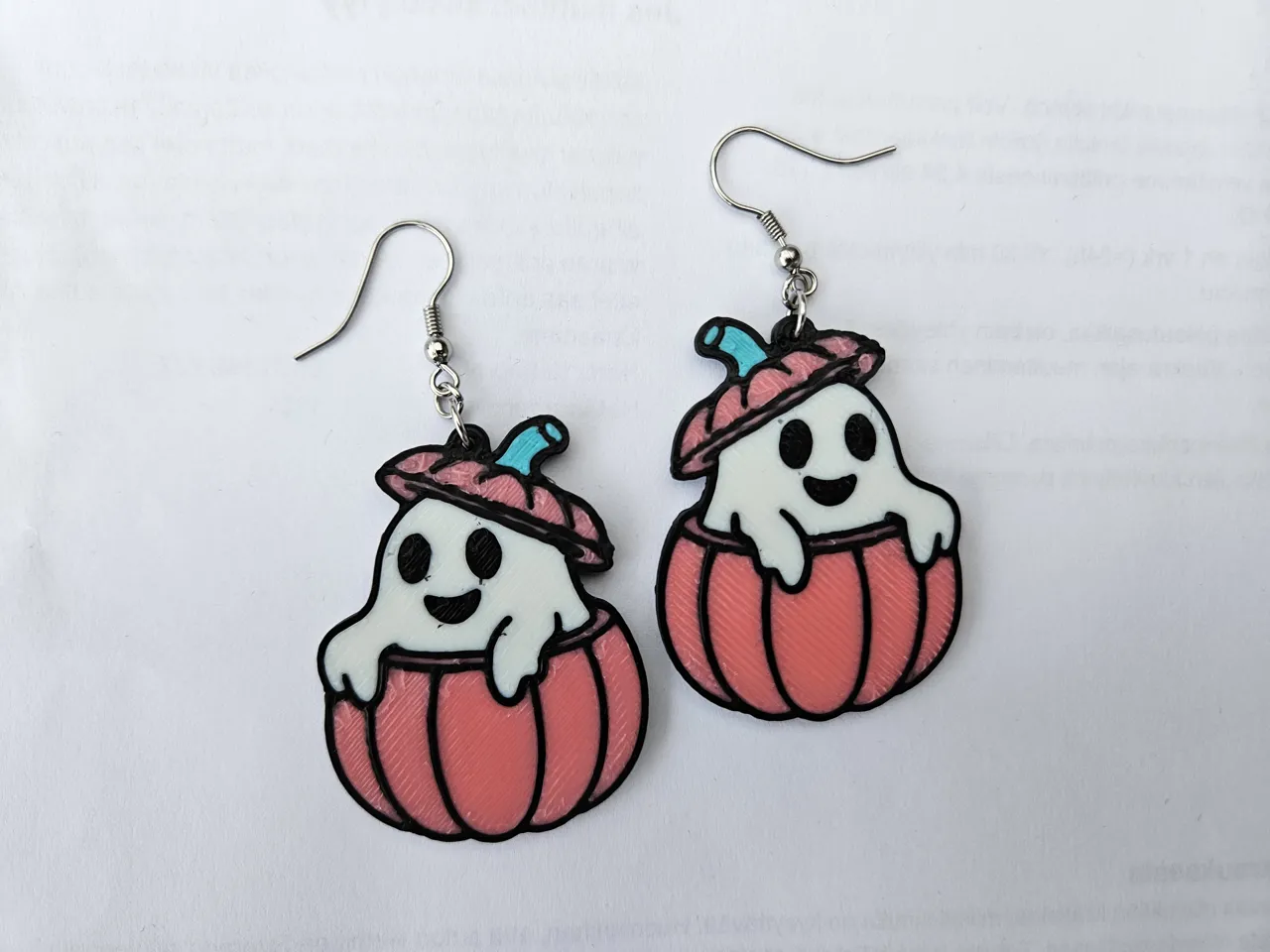 Ghost Earrings view 2