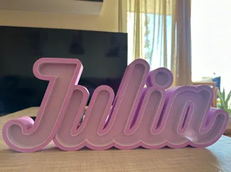 Letrero Led Julia