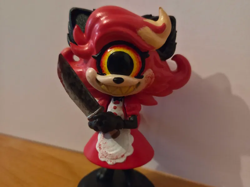 Nifty Cat Katzenfigur – Zyklopen-Auge & Messer