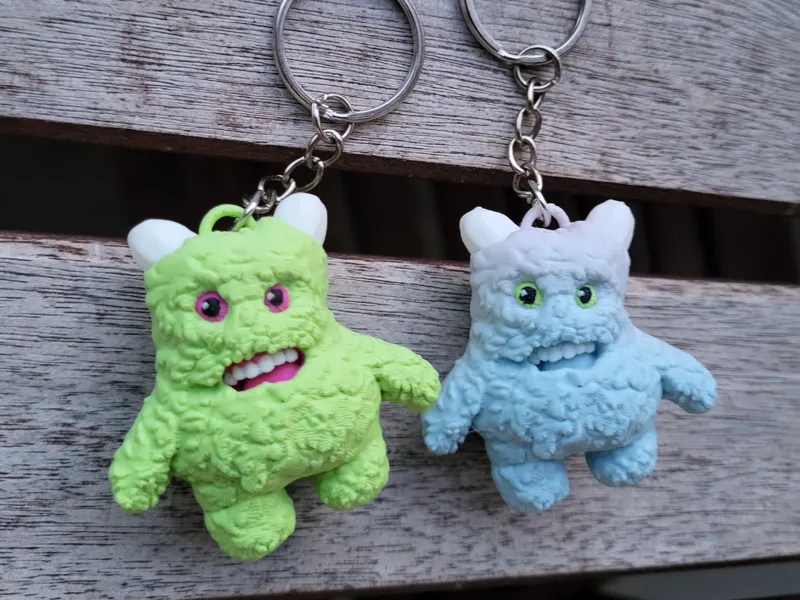 Kuschelmonster "Mönschi" Schlüsselanhänger