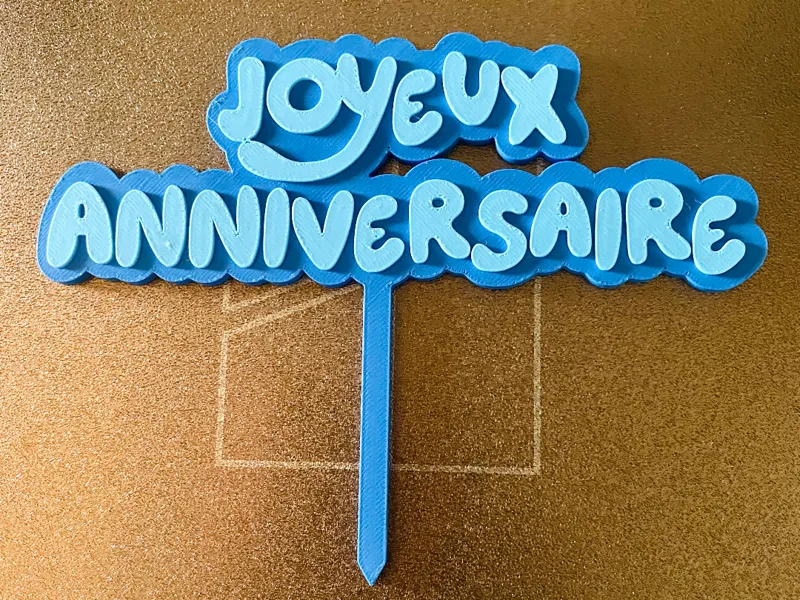 Joyeux anniversaire style Bluey