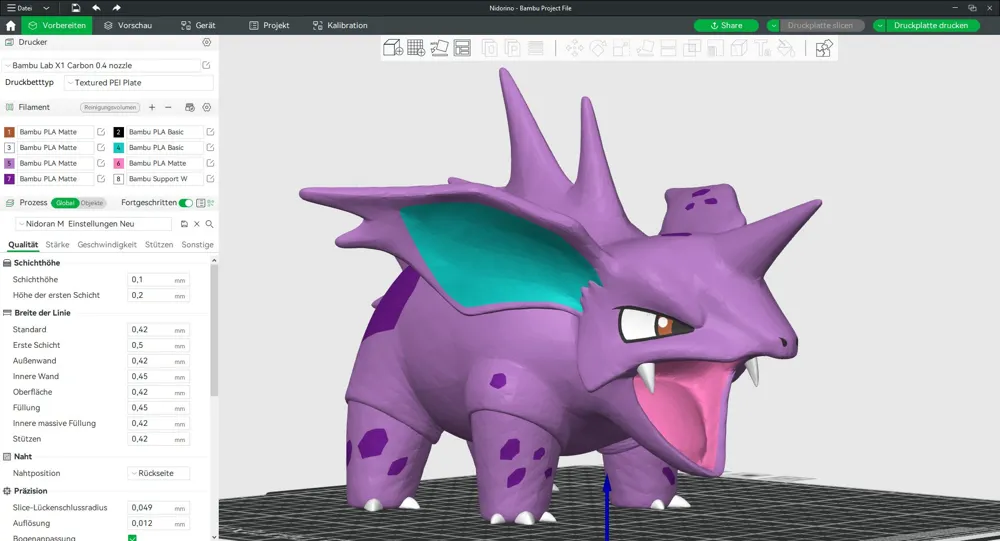 Multicolor - Pokemon 031 to 045 by mynameisbuddy MakerWorld: Download ...