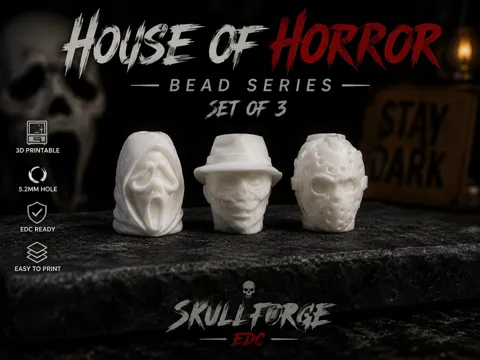 Llavero: House of Horror – Halloween Bead Series — referencia de MakerWorld