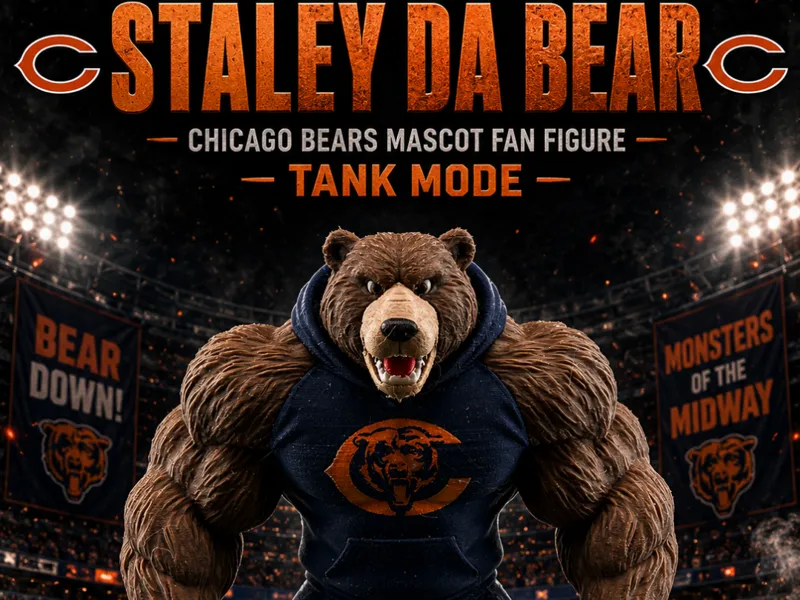Staley Da Bear – Chicago Bears Mascot (Tank Mode)